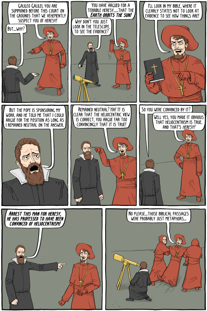 Galileo Galilei vs The Holy Roman Catholic Church – Round: 5555555555…………