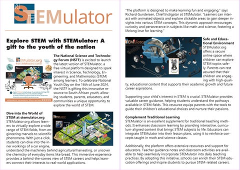 STEM Opportunities Offered This June