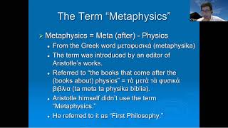 From Ta Physika to Physics: The Progression of the Term