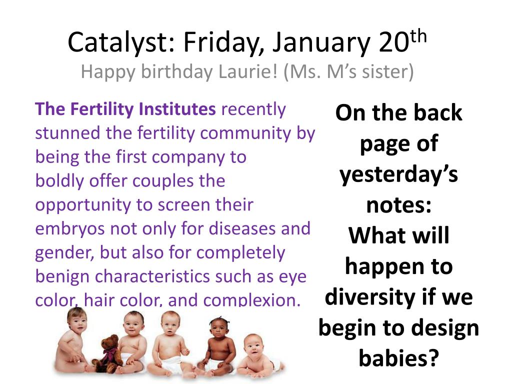 January Possibilities: What’s on Offer