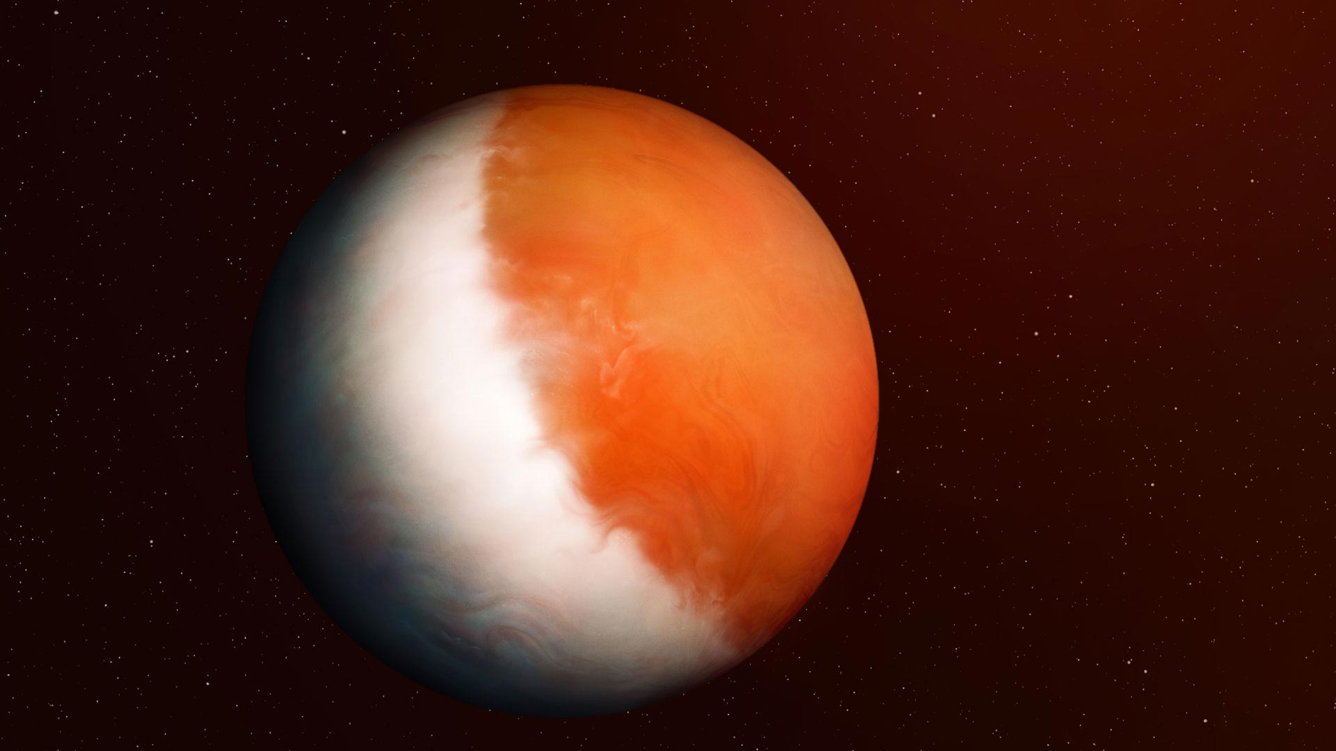 Astronomers Construct an In-Depth Map of a Highly Heated Exoplanet that Breaks Down Water
