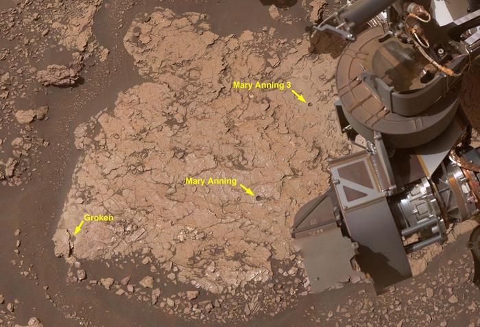 Uncovering Ancient Organic Compounds on Mars Indicates Prebiotic Chemistry