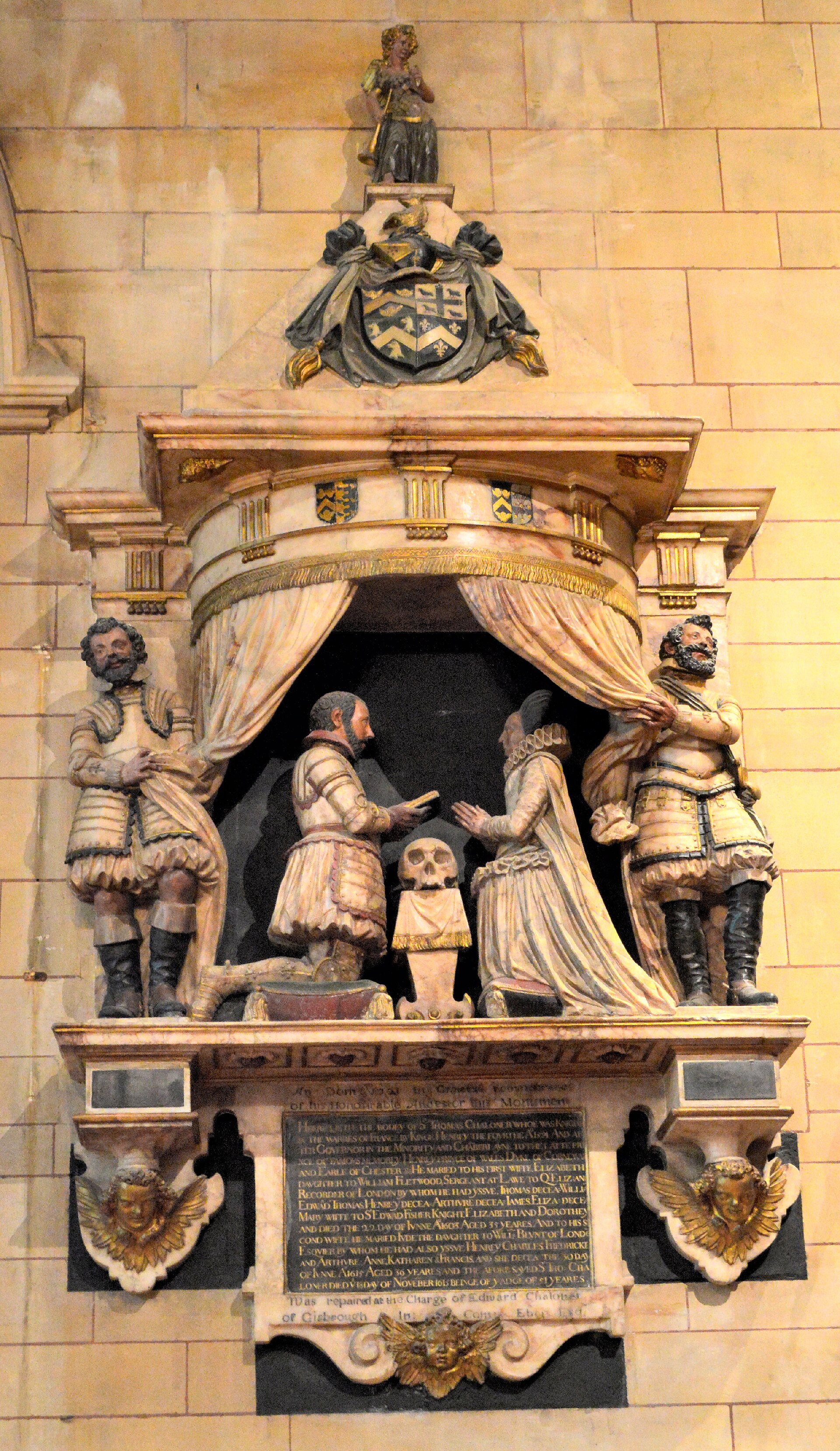 Monument to Sir Thomas Chaloner in St Nicholas Church, Chiswick