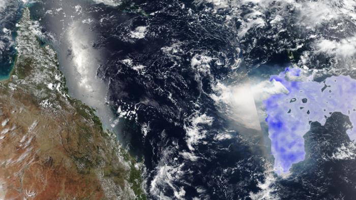 Volcanic Eruption Accidentally Purifies the Atmosphere