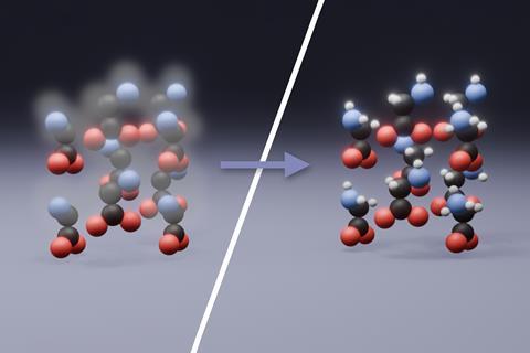 AI Model Finishes Crystal Structures by Incorporating Absent Hydrogen Atoms