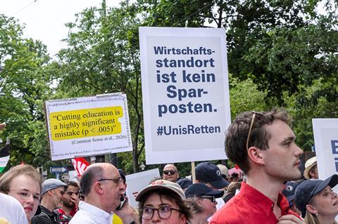 Demonstrators in Austria and Poland Urge Government Assistance for Scientific Projects