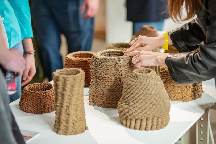 Ice Cream Stabilizers Facilitate 3D Printing of Structures Utilizing Soil Components