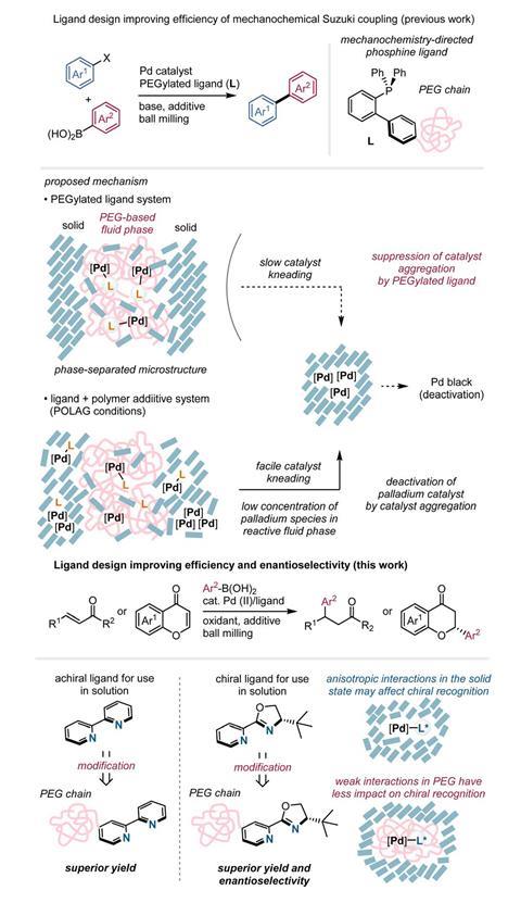 "PEGylated Ligands Improve Rate and Precision in Mechanochemical Arylation Reactions"