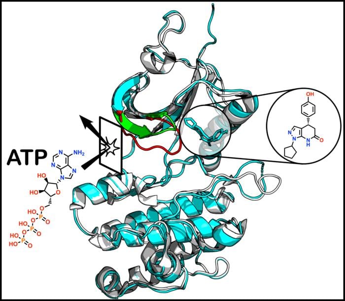 Unveiling a Concealed Cancer-Drug Binding Location via a Single-Atom Modification Inaccessible to AI