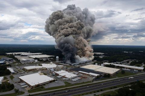 Inadequate Chemical Storage Results in 2024 Bio-Lab Blaze and Hazardous Chemical Plume