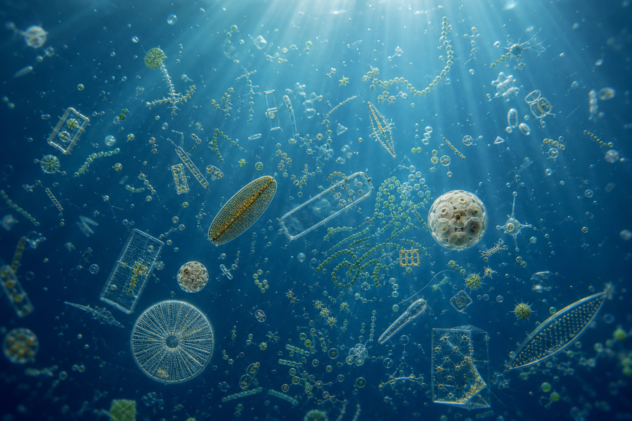 The Ocean's Tiny Organisms Generate Fifty Percent of Earth's Oxygen, Whereas Rainforests Mainly Utilize Their Own Production