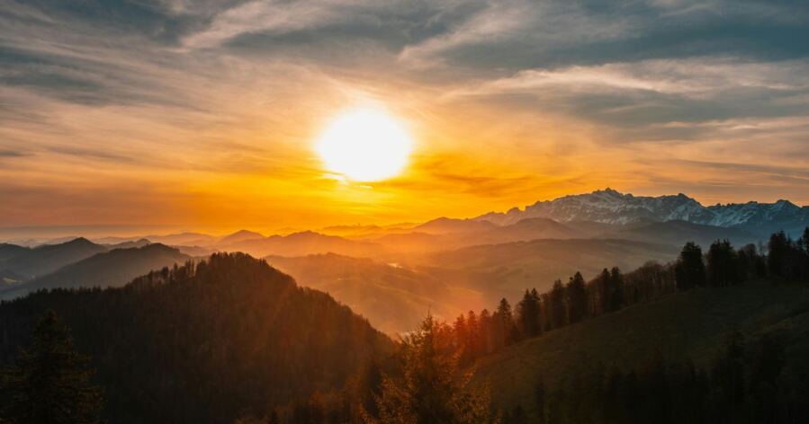 The Sun Looks Yellow from Earth Because of Atmospheric Scattering, Even Though It Is Truly White in Space