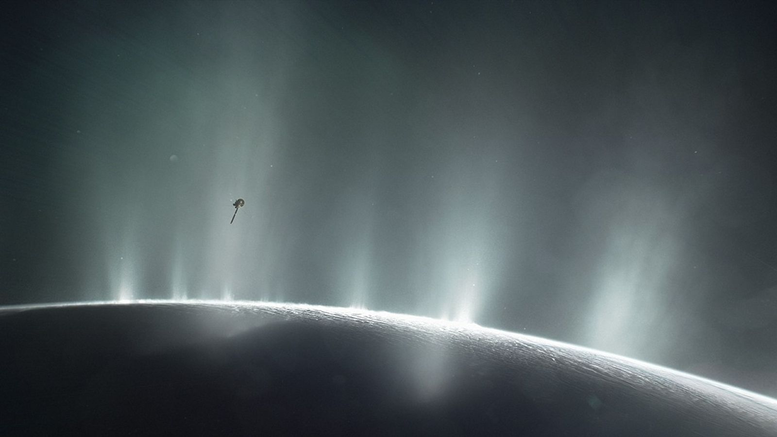 Enceladus: A Frozen Satellite with Underlying Ocean Ejecting Potentially Life-Sustaining Materials into the Cosmos
