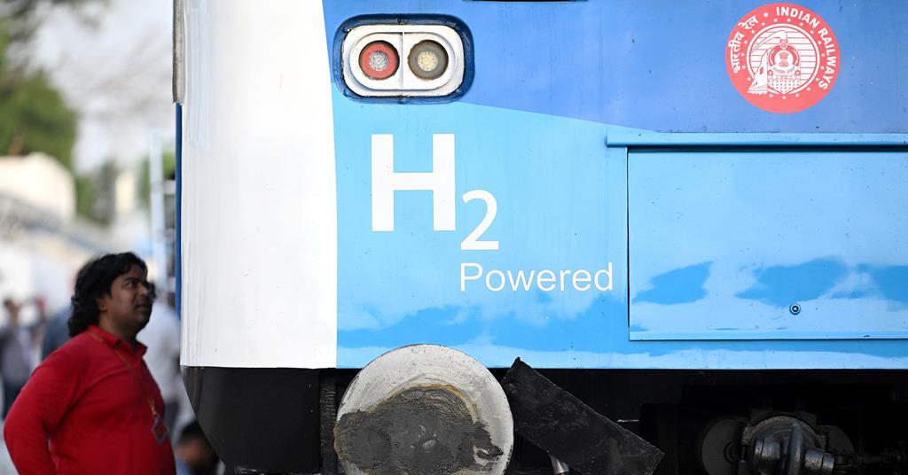 India’s Initial Hydrogen Train Unveiling Highlights Aspirations in Hydrogen Technology