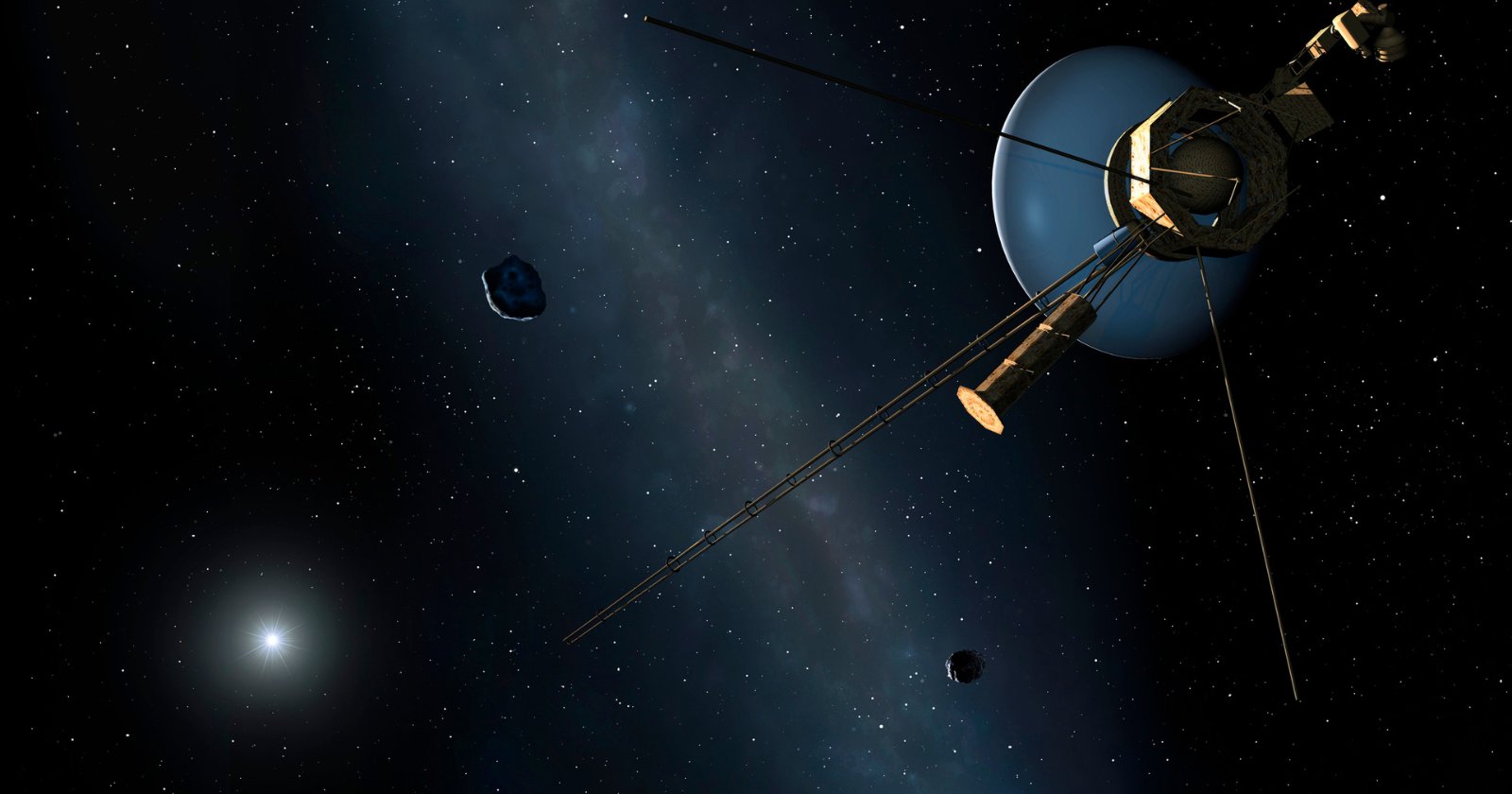 Voyager 1: Launched in 1977, Moving Quicker Than a Bullet, But Still Under a Light-Year from Earth