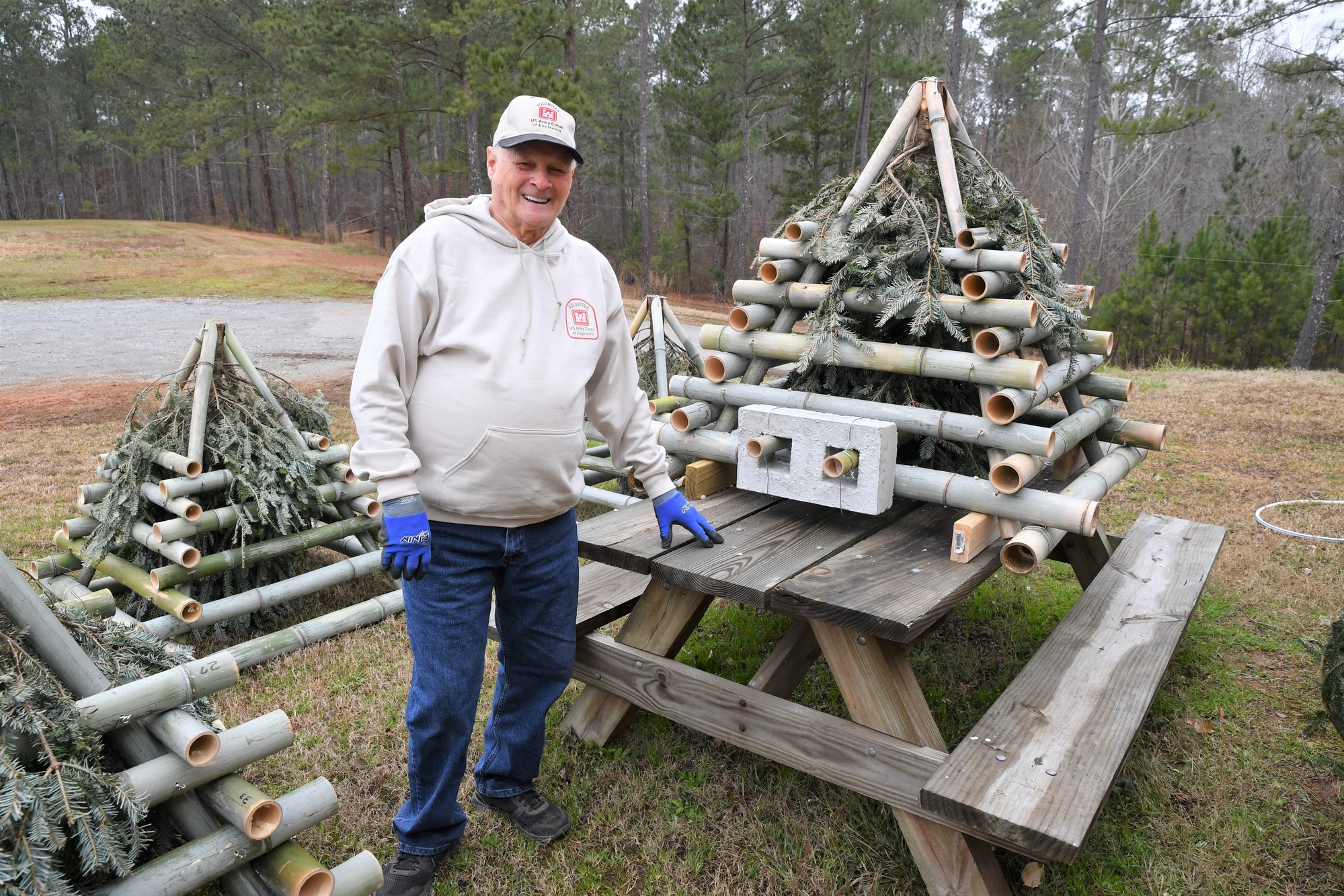 Georgia DNR Initiative Submerges More Than 3,500 Reclaimed Christmas Trees in Lake Allatoona; Volunteer Jimmy Moore Constructs Bamboo Fish Habitats for 6 Years by Early 2022