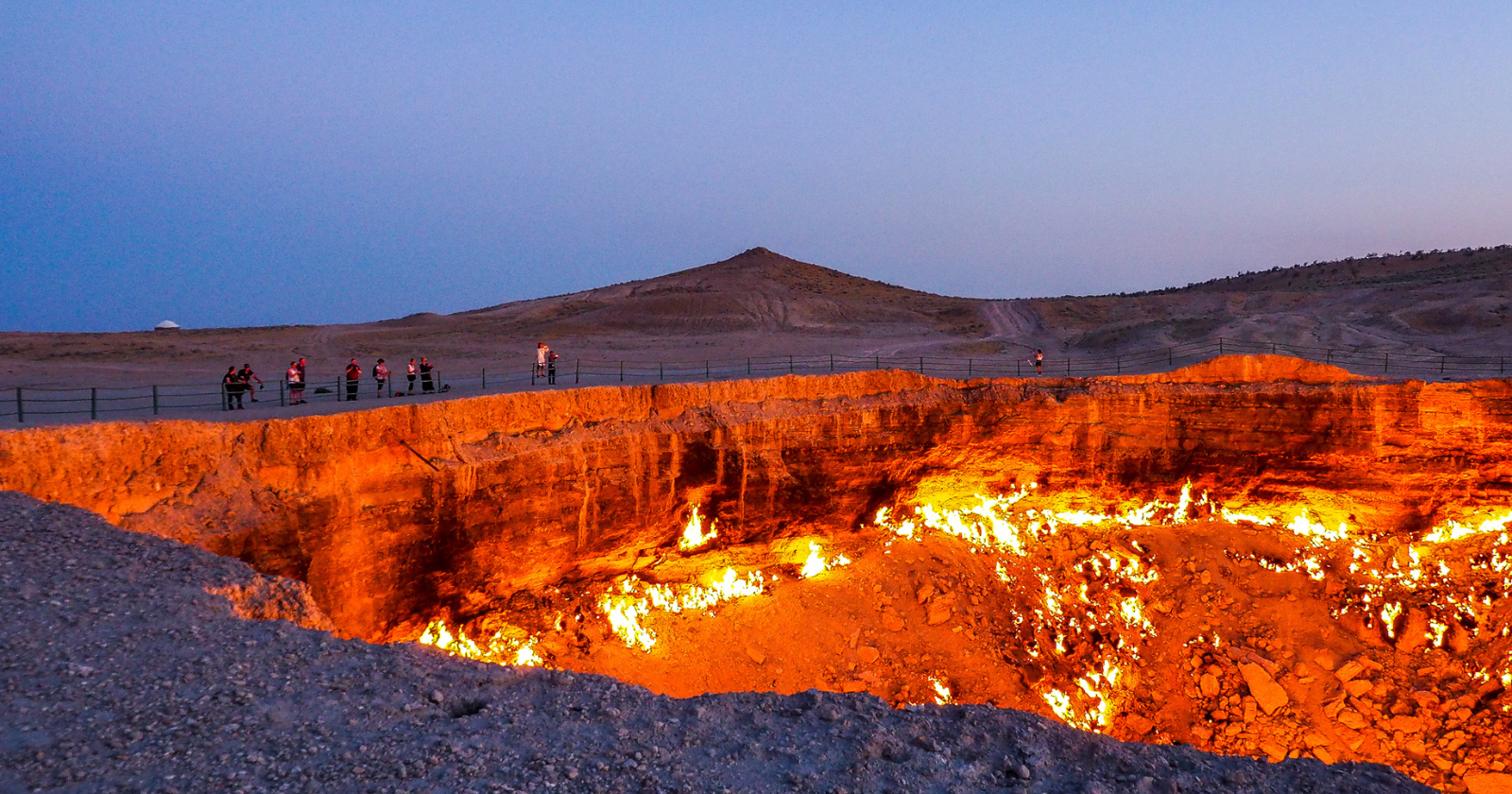 In 1971, Soviet engineers set ablaze a gas crater in Turkmenistan, referred to as the "Door to Hell," which has been burning for over 50 years.