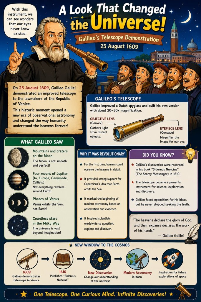 Informative Presentation: Disproving Misconceptions Regarding Galileo and the Telescope via Visuals